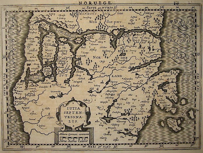 Mercator Gerard - Hondius Jodocus Iutia septentrionalis 1630 Amsterdam
